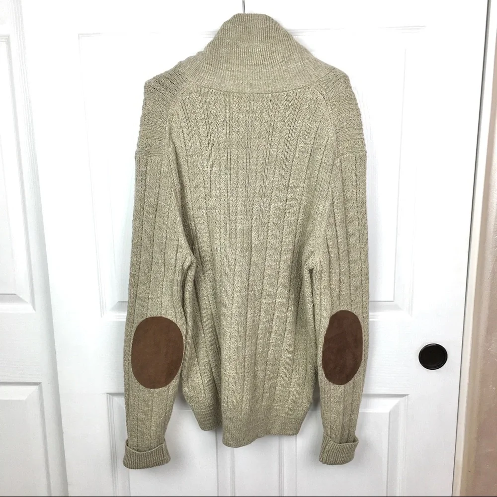 J. Crew Shawl Collared Knitted Pullover Sweater